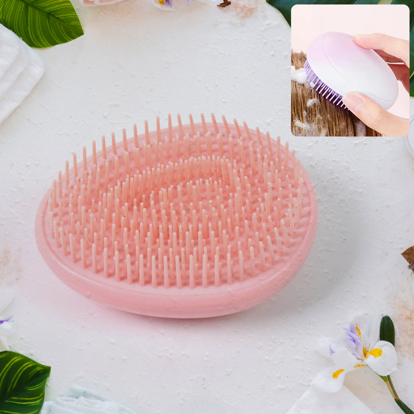 Plastic Hair Washing Combs Hair Massager Shower Brush