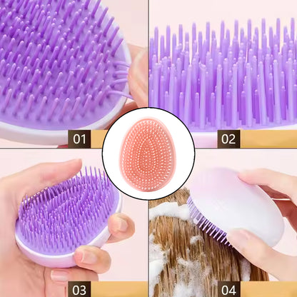 Plastic Hair Washing Combs Hair Massager Shower Brush